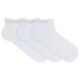 Kit 3 Pares Meia Sapatilha Masculina Hang Loose Branco 34-38