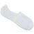 Meia Esportiva Super Invisível Com Silicone Masculina Branco 34-38