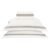 Jogo de Cama Casal 300 fios 100% Algodão Egípcio Vercelli Branco/Marmo