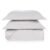 Colcha com Porta Travesseiros King 100% Algodão Egípcio Mille Branco