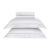 Jogo de Cama King 300 fios 100% Bambu Girelli Branco/Platino