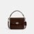 Bolsa Cassie Crossbody 19 Crocodile Coach – Marrom Escuro