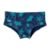 Sunga Slip Estampada Infantil Floral Azul marinho G