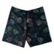 Boardshort Folhas Costela de Adão Masculino Preto 48