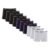 Kit 10 Boxer Cotton Elástico Mescla Preto P