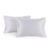 Jogo 2 Porta Travesseiros 300 Fios 100% Algodão Dante Branco