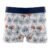 Cueca Boxer Cotton Estampada Branco P