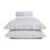 Jogo de Cama King 300 Fios Algodão Egípcio Signoria Branco/Platino