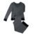Pijama Lounge Longo She Cinza chumbo P