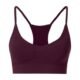 Top Nadador Microfibra Sem Costura She Vermelho bordo P