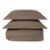 Colcha com Porta Travesseiros King 100% Algodão Monteleone Marrone