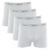 Kit 4 Cuecas Boxer Cotton Branco G