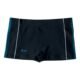 Sunga Boxer Lisa Com Recorte Infantil FPS 50 Preto P