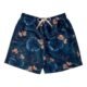 Shorts Casual Folhagem Azul marinho P