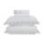 Jogo de Cama Queen 300 Fios Ricami Branco/Rose