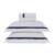 Jogo de Cama King 300 Fios Vercelli Branco/Azul Siciliano