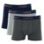 Kit 3 Cuecas Boxer Cotton Colcci Azul escuro P