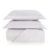 Jogo de Colcha Queen 600 Fios Rizzi Branco