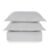 Jogo de colcha Queen 300 fios Cetim Apolo Branco