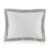 Almofada 600 fios Cetim Pariolli Branco/Platino