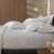 Jogo de cama King 300 fios Cetim Grasso Branco