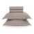 Jogo de cama King 300 fios Cetim Grasso Nocciola