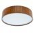 Plafon Sobrepor Madeira Imbuia Cilindrico 12×50
