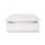 Colcha Solteiro com Porta Travesseiro 200 Fios Tom Branco
