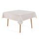 Toalha de Mesa Quadrada 8 Lugares Sempre Limpa Caetano Branco