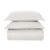 Colcha Casal com 2 Porta Travesseiros Cetim 300 Fios Bossa Branco