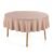 Toalha de Mesa Redonda 6 Lugares Jacquard Blanka Rosé