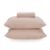 Lençol Casal com Elástico e Fronhas Percal 100% Algodão Matiza Rosa Giz