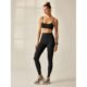 Conjunto Top Alças Finas E Calça Legging Preto Básico Fitness Essencial UN
