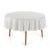 Toalha de Mesa Redonda 4 Lugares Tilia Branco