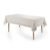 Toalha de Mesa Retangular 12 Lugares Antoni Branco/Bege
