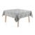 Toalha de Mesa Quadrada 8 Lugares Grazia Cinza