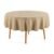 Toalha de Mesa Redonda 6 Lugares Roman Bege