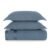 Colcha Queen com 2 Porta Travesseiros 300 Fios Bossa Índigo