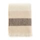 Manta de Tricot de Lã Escovada Lira Café Creme