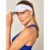 Viseira Fitness Com Elástico Regulável Branco TU