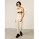 Conjunto Top Bojo E Calça Legging Off White Vanilla Duna UN