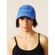 Boné Em Sarja Estonada Com Bordado Alma Solar Azul Agata TU