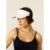 Viseira Fitness Com Elástico Regulável Branco TU