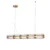 Pendente Led Vidro Transparente Dourado 20w 3000k Glacies
