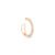 Piercing Ouro Rosé e Diamantes