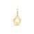 Pingente Life Cachorro Com Banho Ouro Amarelo