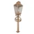 Balizador Vidro Aluminio Dourado Ip62 Gold