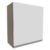 Armário Aéreo Madesa Glamy 60 Cm 1 Porta Rustic/Branco Marrom