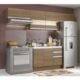 Cozinha Compacta Madesa Marina Rustic/Rustic Marrom