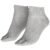 Meia ASICS Basic – Pack com 3 pares – Unissex – Cinza